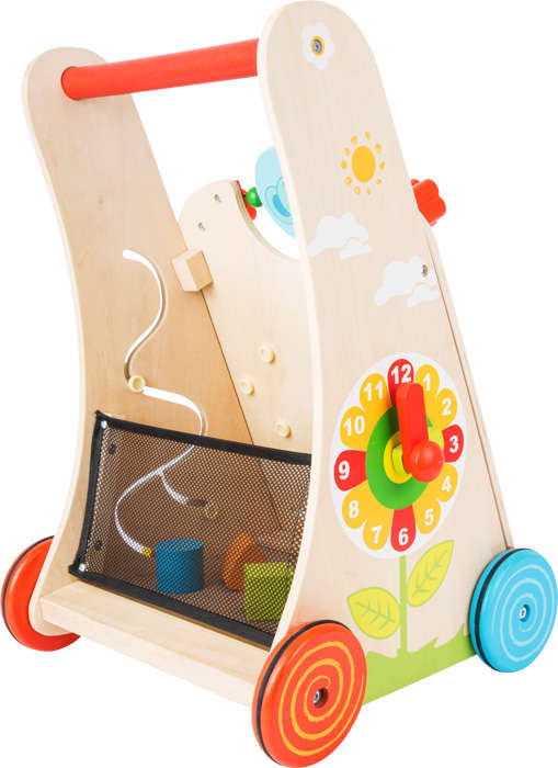 PCHACZ DREWNIANY CHODZIK KOSTKA EDUKACYJNA GRA 8W1 MONTESSORI SORTER KLOCKI Marka Small Foot