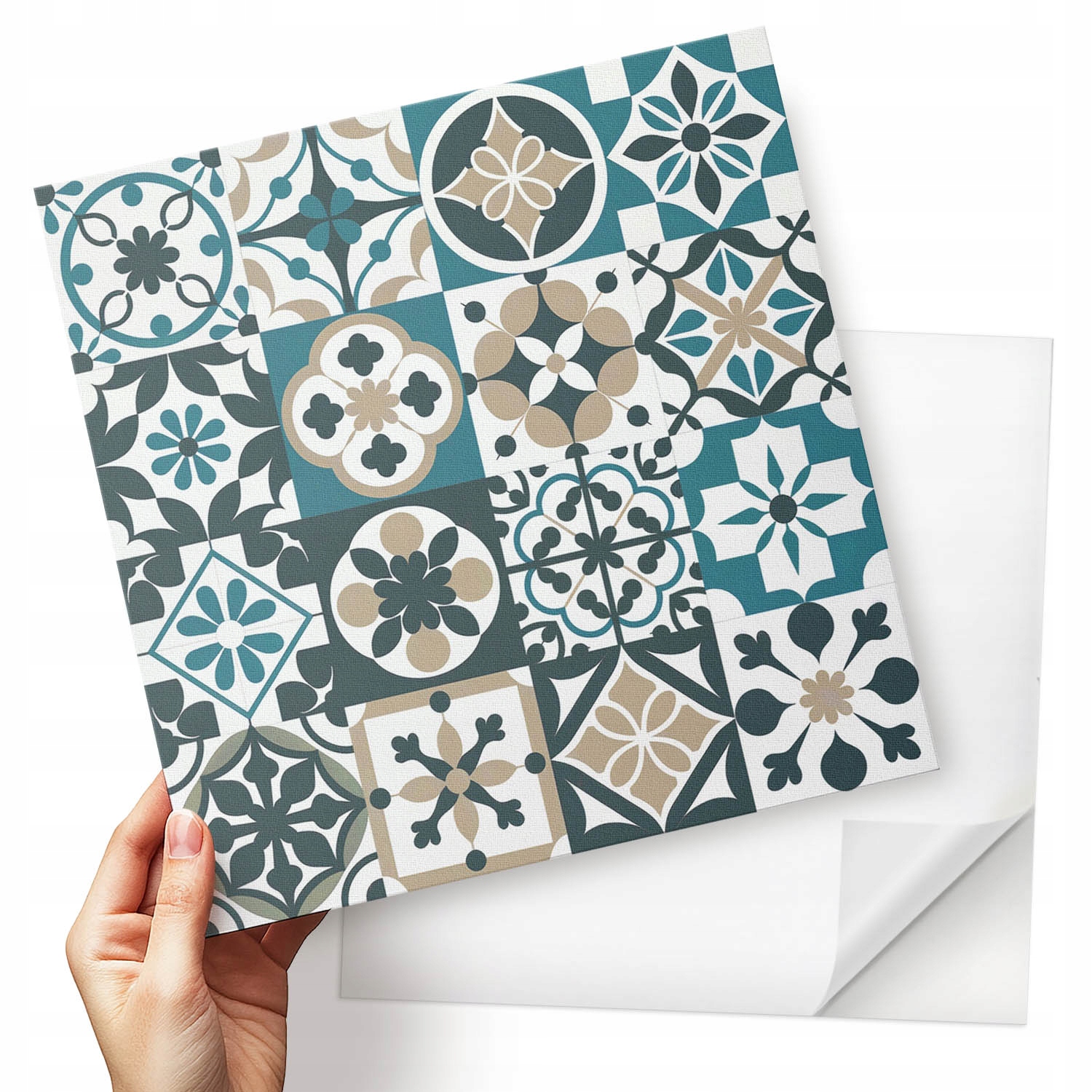 Vinylové Pvc dlaždice Geometrické dlaždice v uměleckém uspořádání 9x30x30