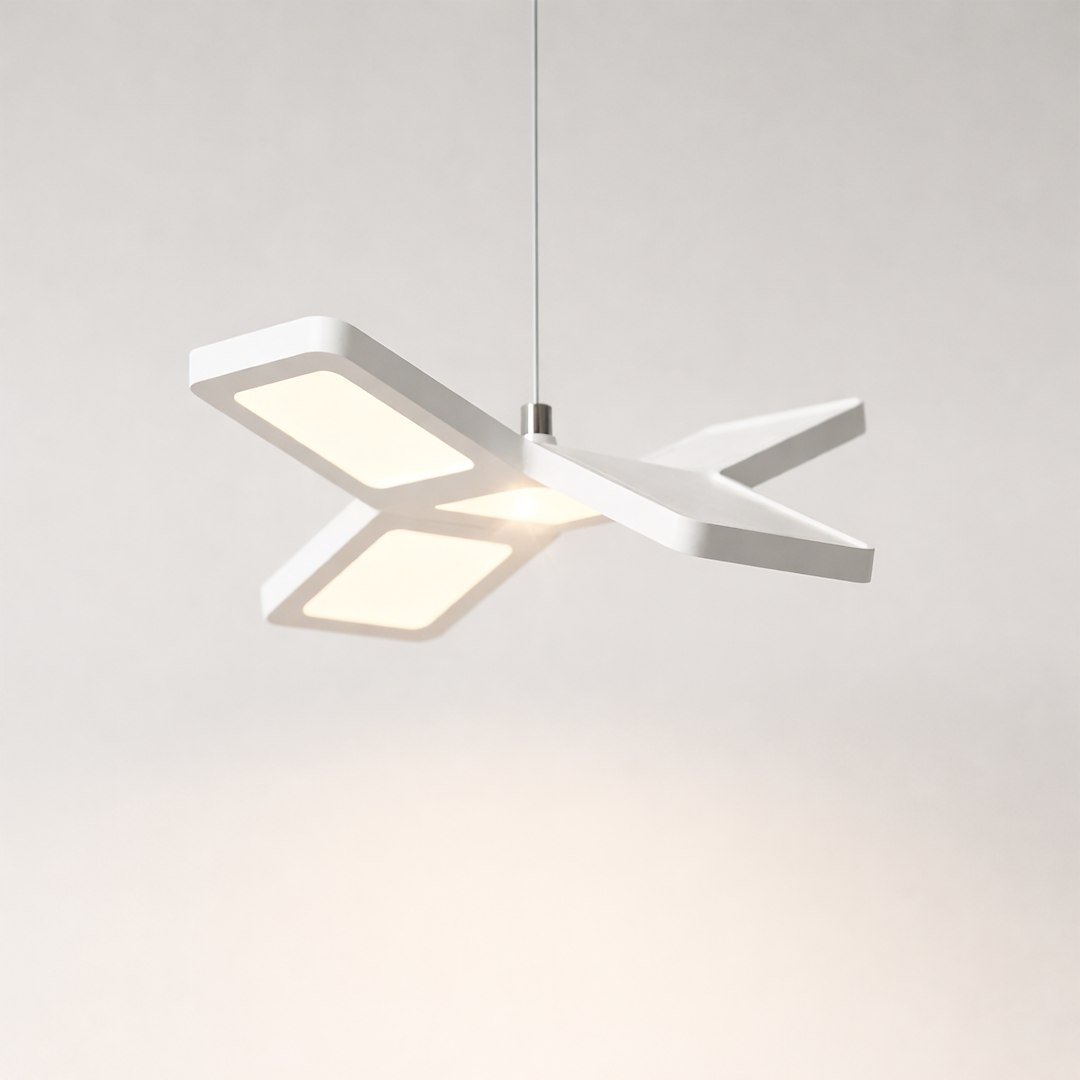 Závesná lampa Milagro Pixels Biela 25W Neutrálna 4000K IP20