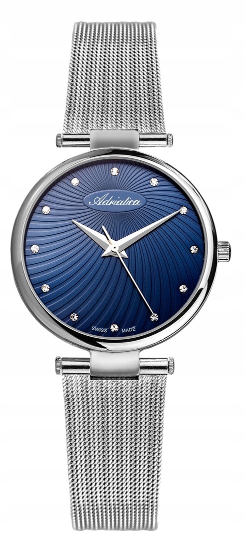 Dámské hodinky Adriatica A3689.51451Q Na mesh stříbrné swiss