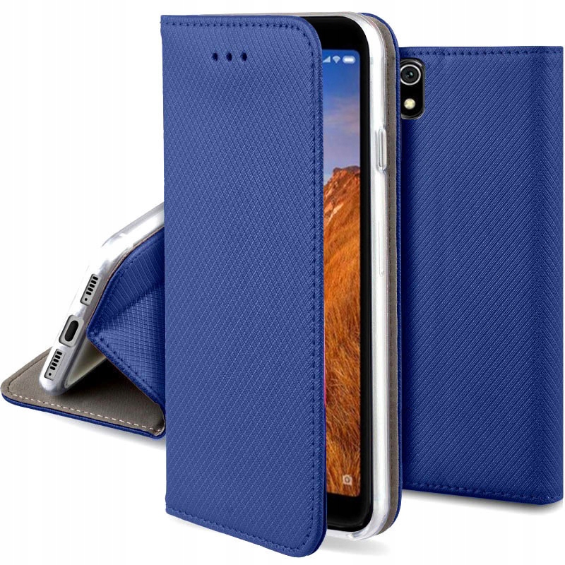 

Etui Smart Magnet Portfel+szkło do Xiaomi Redmi 7A
