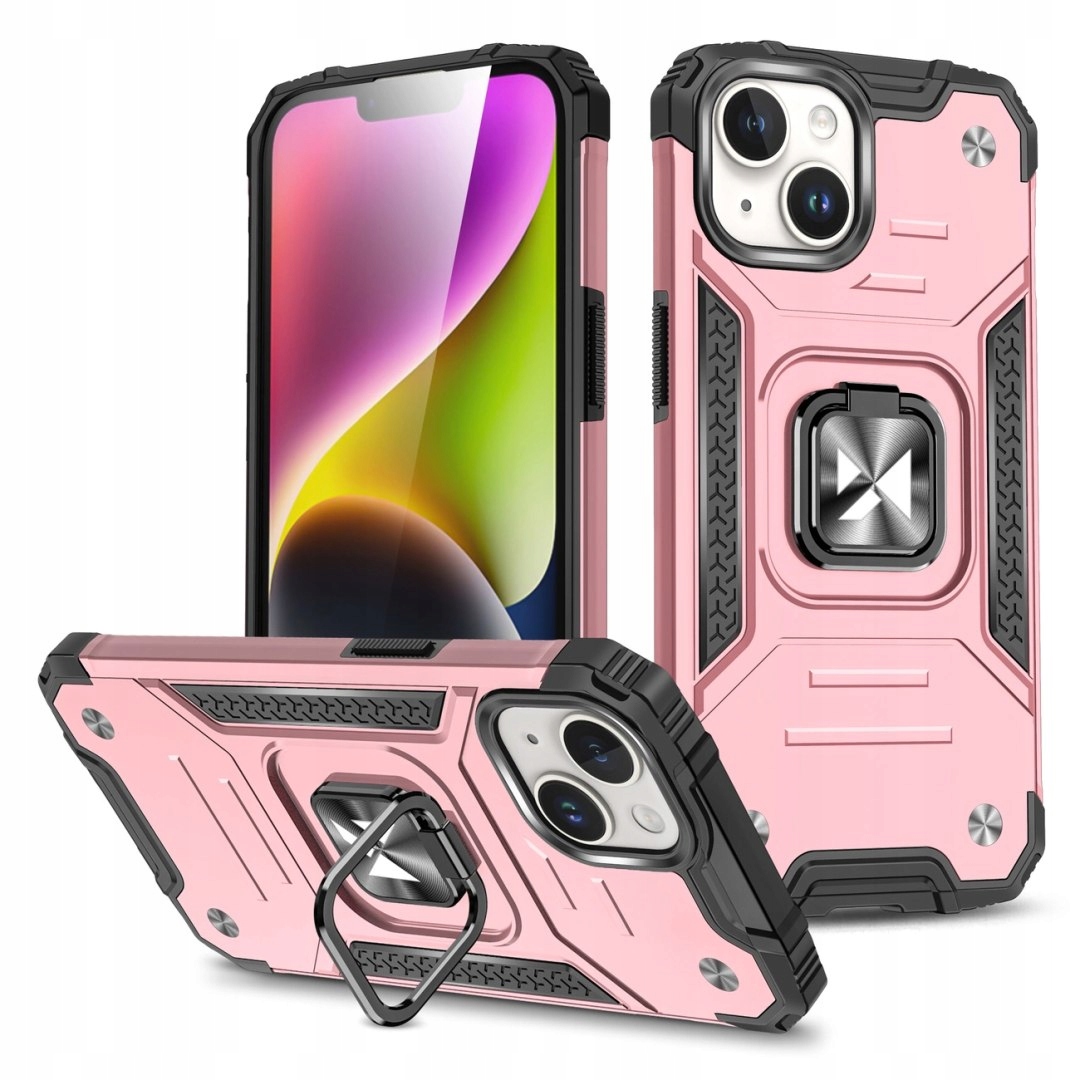 Pancerne etui z uchwytem na palec do iPhone 15 Plus Wozinsky Ring Armor r
