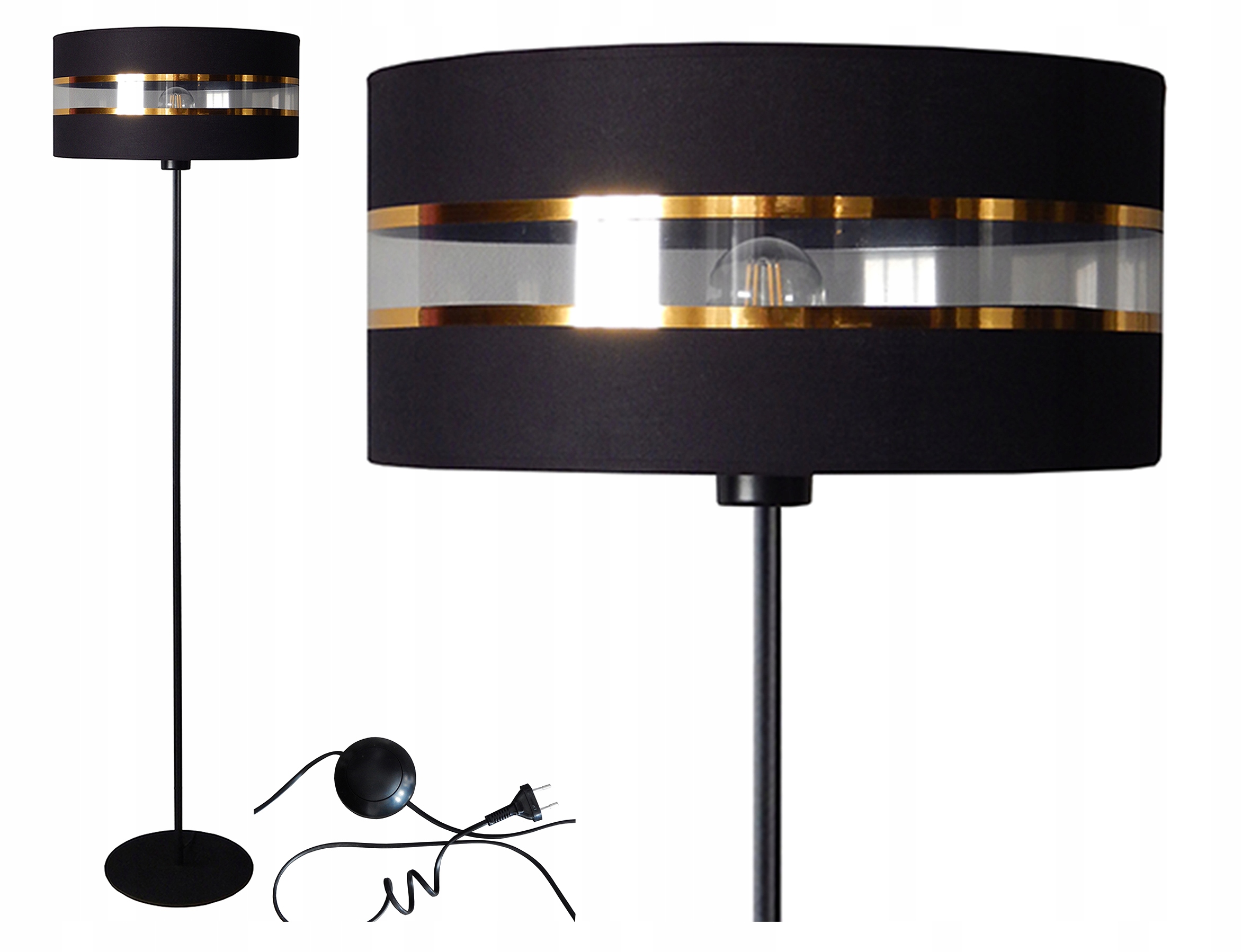 Stojací Lampa Na Čtení Do Obývacího Pokoje Ložnice, Stínidlo FI35