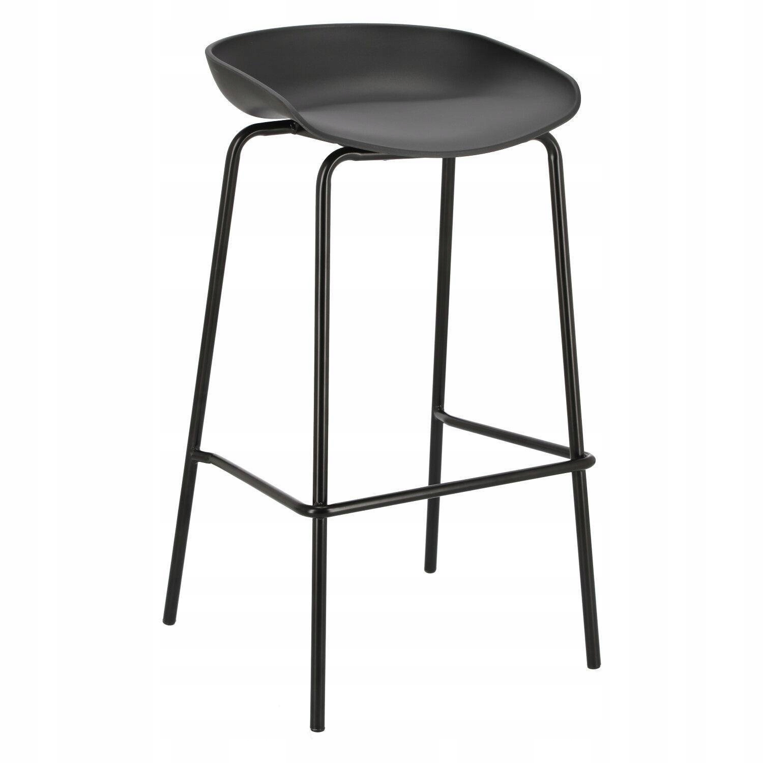 Barová židle Grego černá moderní 75 cm