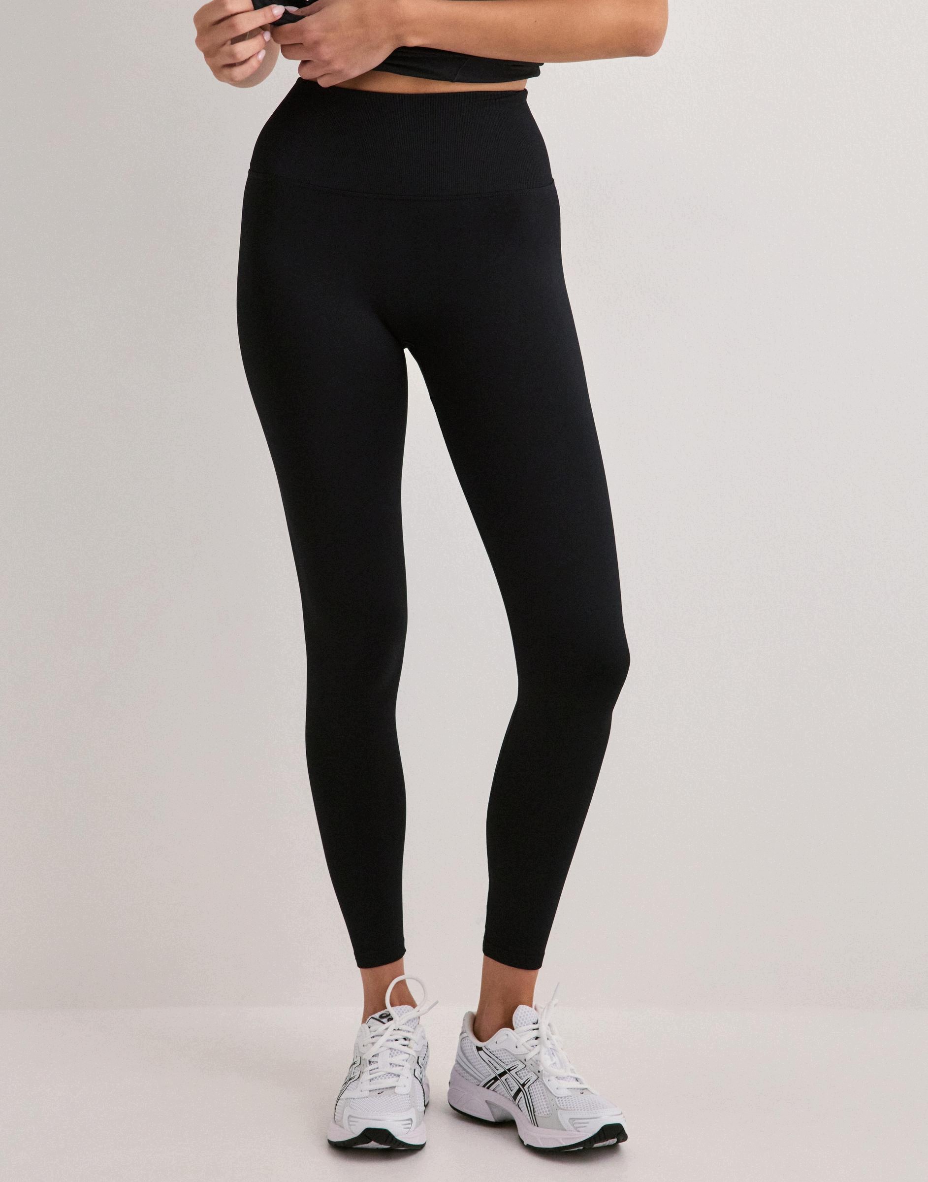 Aim'n Czarne Sportowe Legginsy B24__S