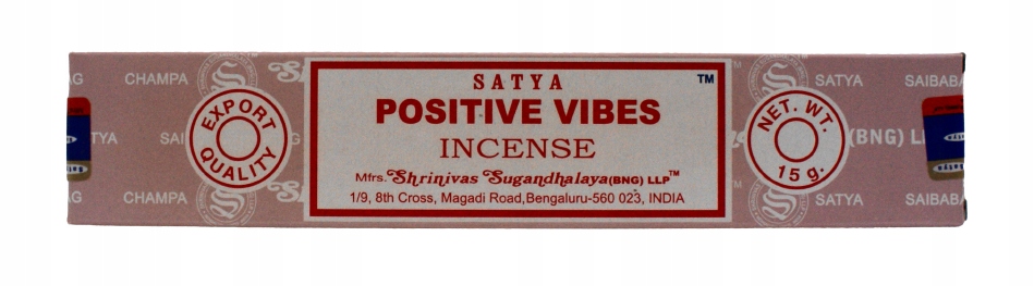 

Naturalne indyjskie kadzidełka Positive Vibes