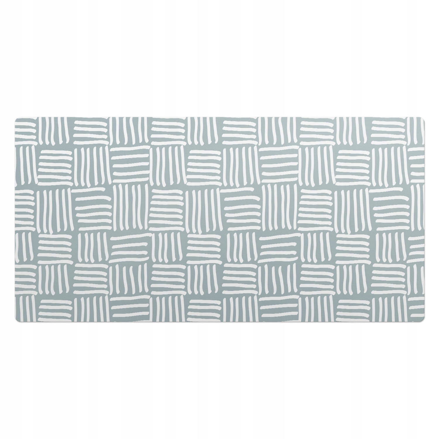 Ochronna mata winylowa do biurka i stołu Geometryczny wzór linii 100x50 cm