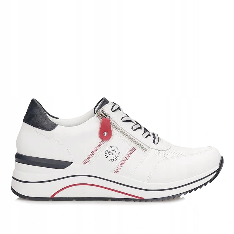 Dámské tenisky Remonte D0T04-81 bílé polobotky na platformě