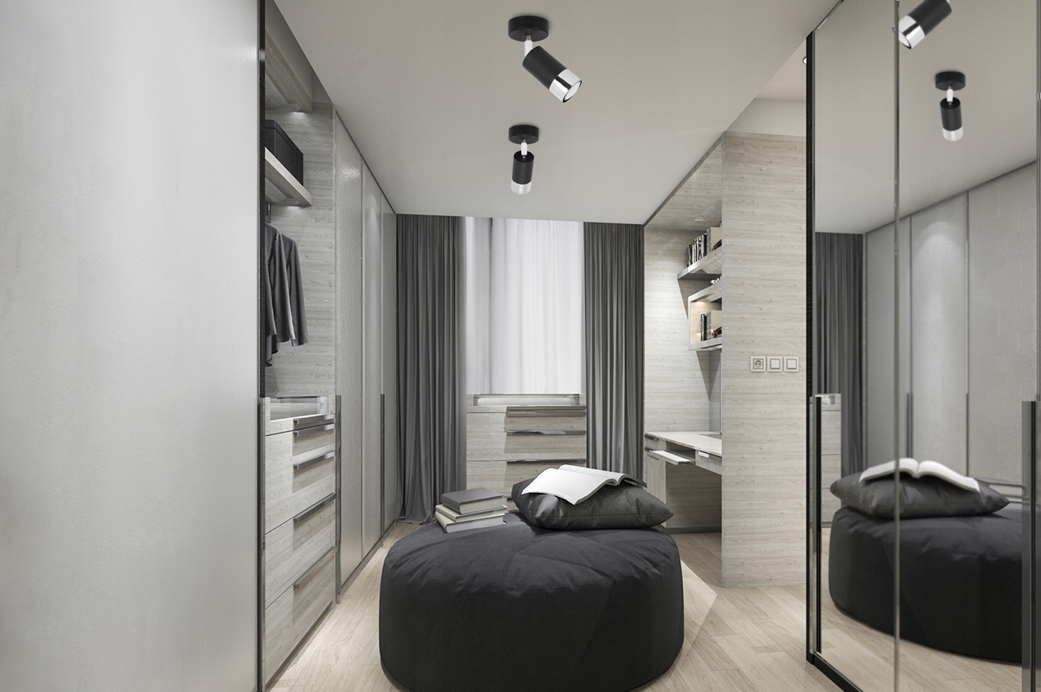 REFLEKTOR SUFITOWY ŚCIENNY GU10 KINKIET SPOT LED Marka Light Home