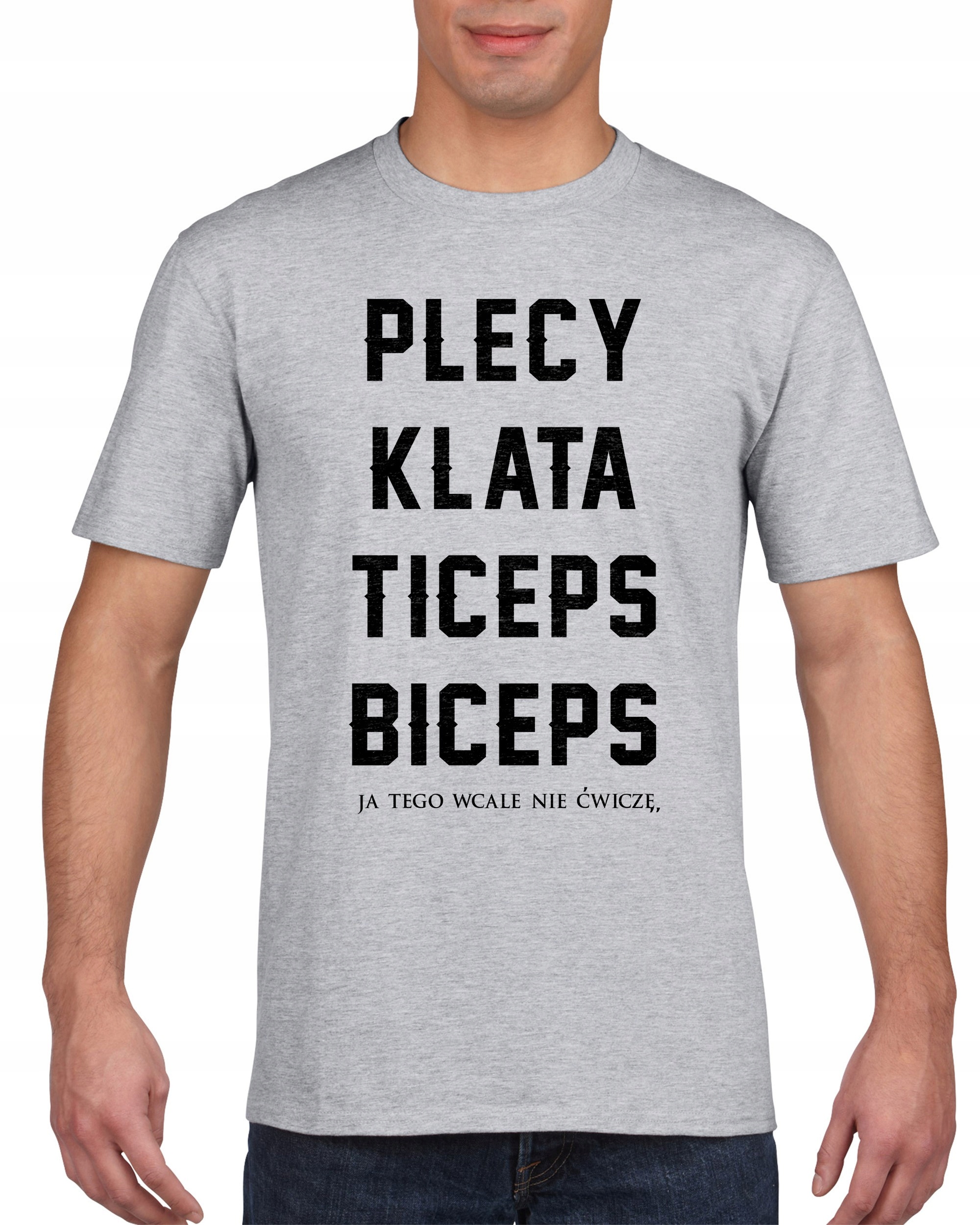 

Koszulka męska Plecy Klata Triceps Biceps s XL