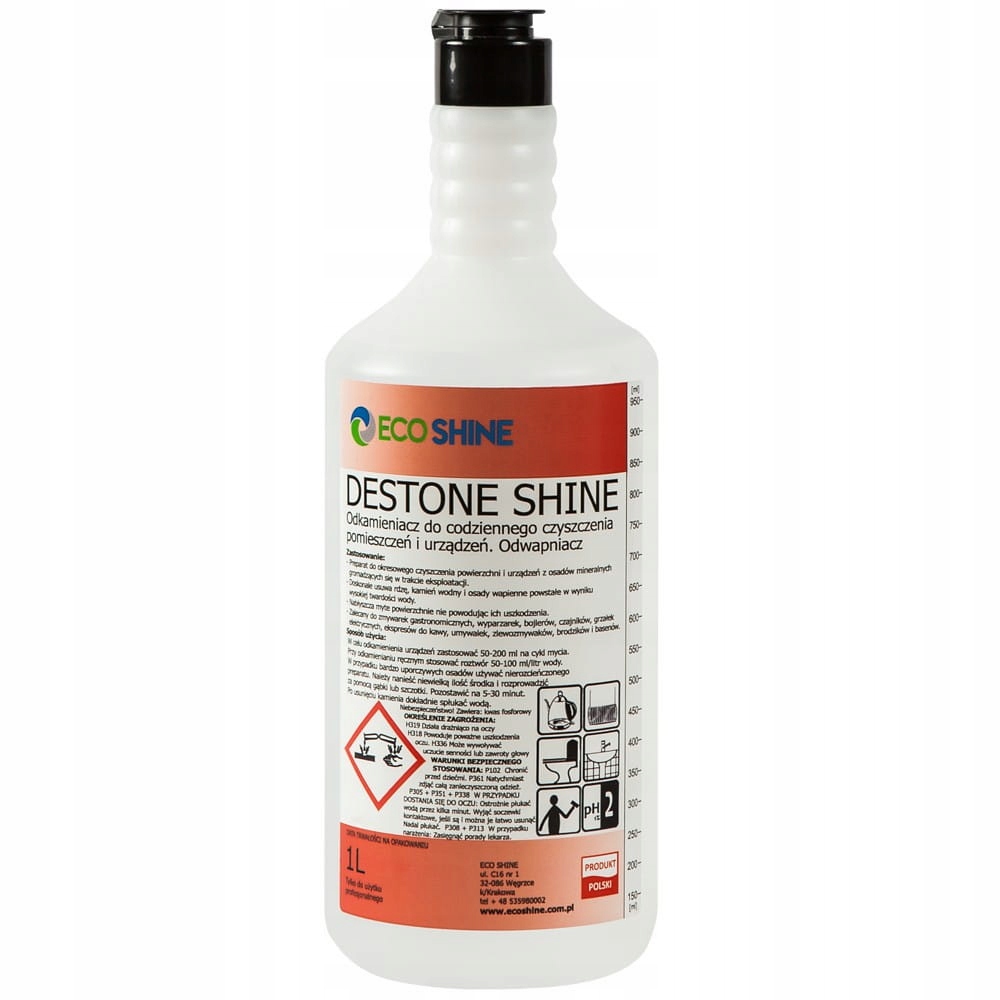 

Eco Shine Destone Shine 1L Odkamieniacz