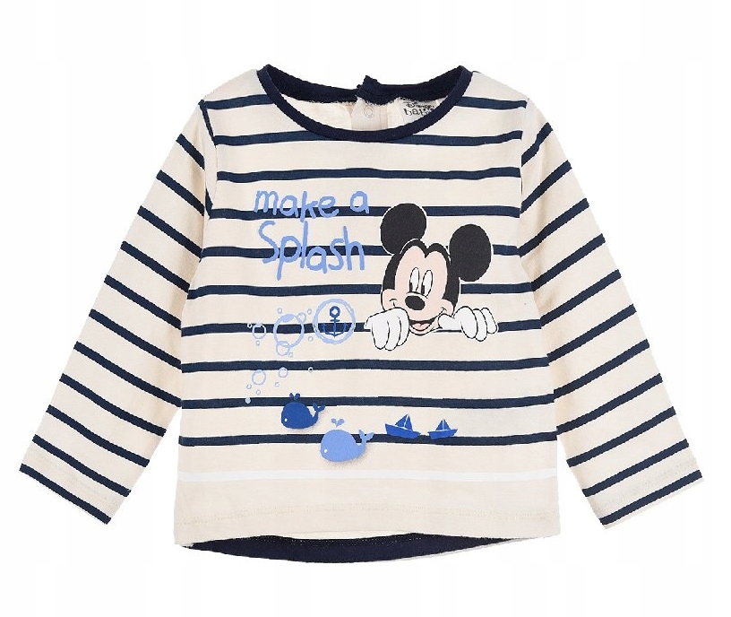 

Niemowlęca bluzka na długi rękaw Myszka Mickey 86