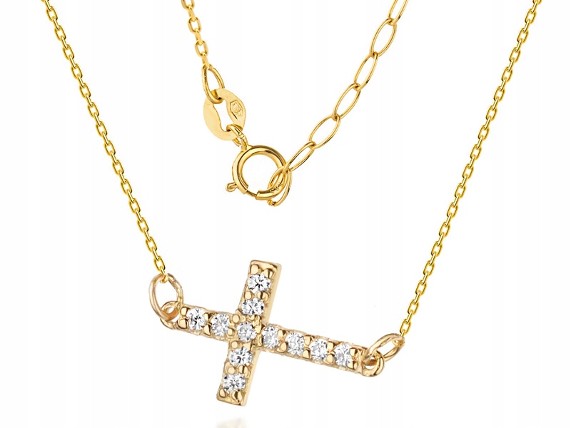 Zlatý Náhrdelník 585 Celebrita S Brilianty 0.06 ct