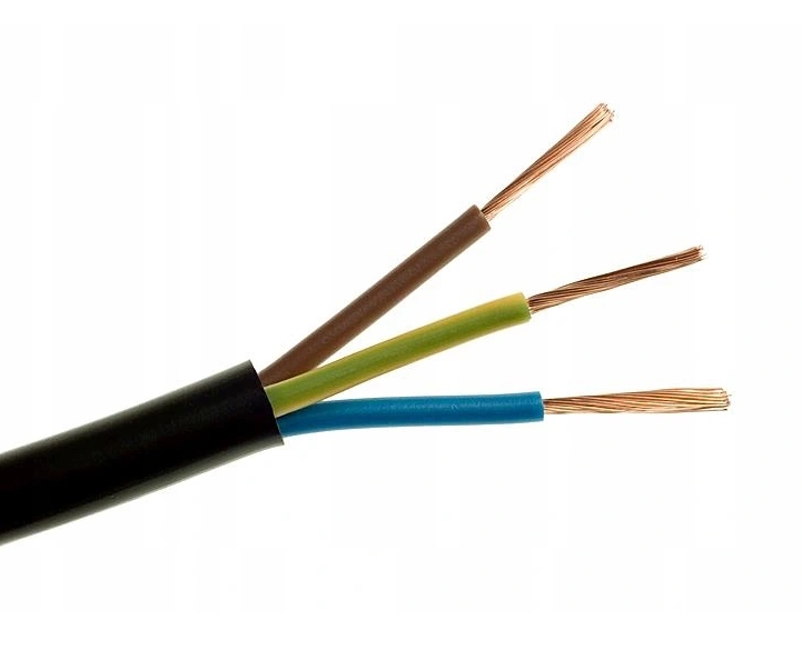

Przewód linka guma Ow 3x2,5mm2 Polski 2,5mm2 1mb