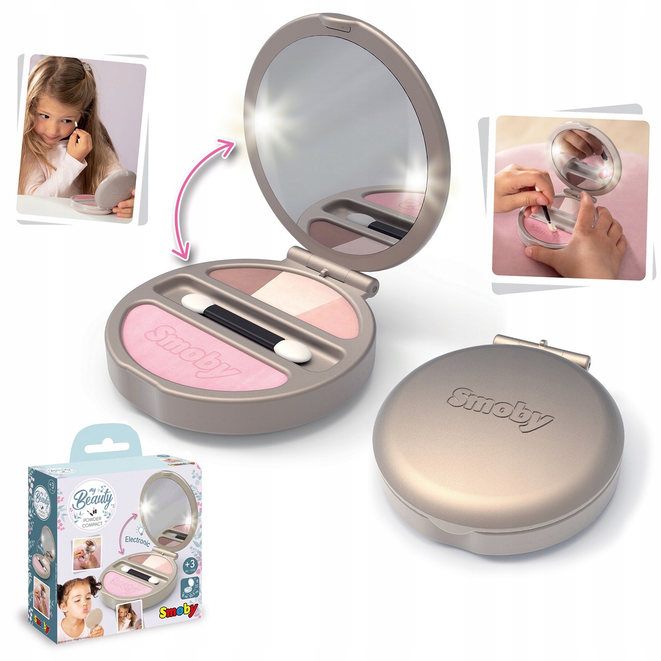 

Smoby My Beauty Puderniczk Z Lusterkiem Światło