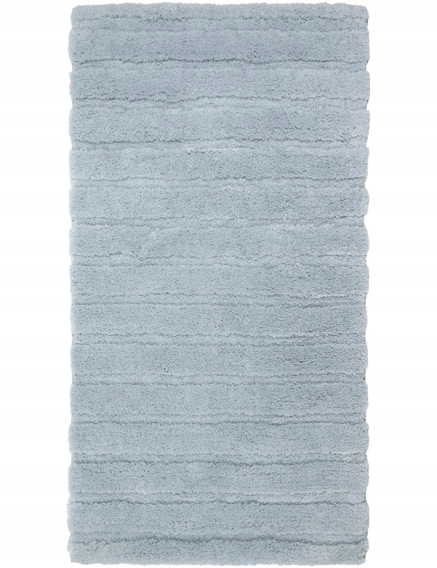 Koupelnový koberec Henry 80 x 150 cm Šedý Shaggy Protiskluzový Měkký