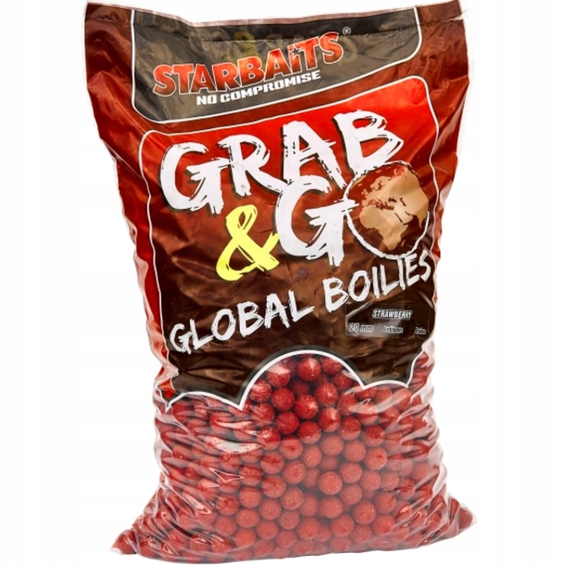 Kulki Zanętowe Starbaits Grab Go Truskawka 20 10kg