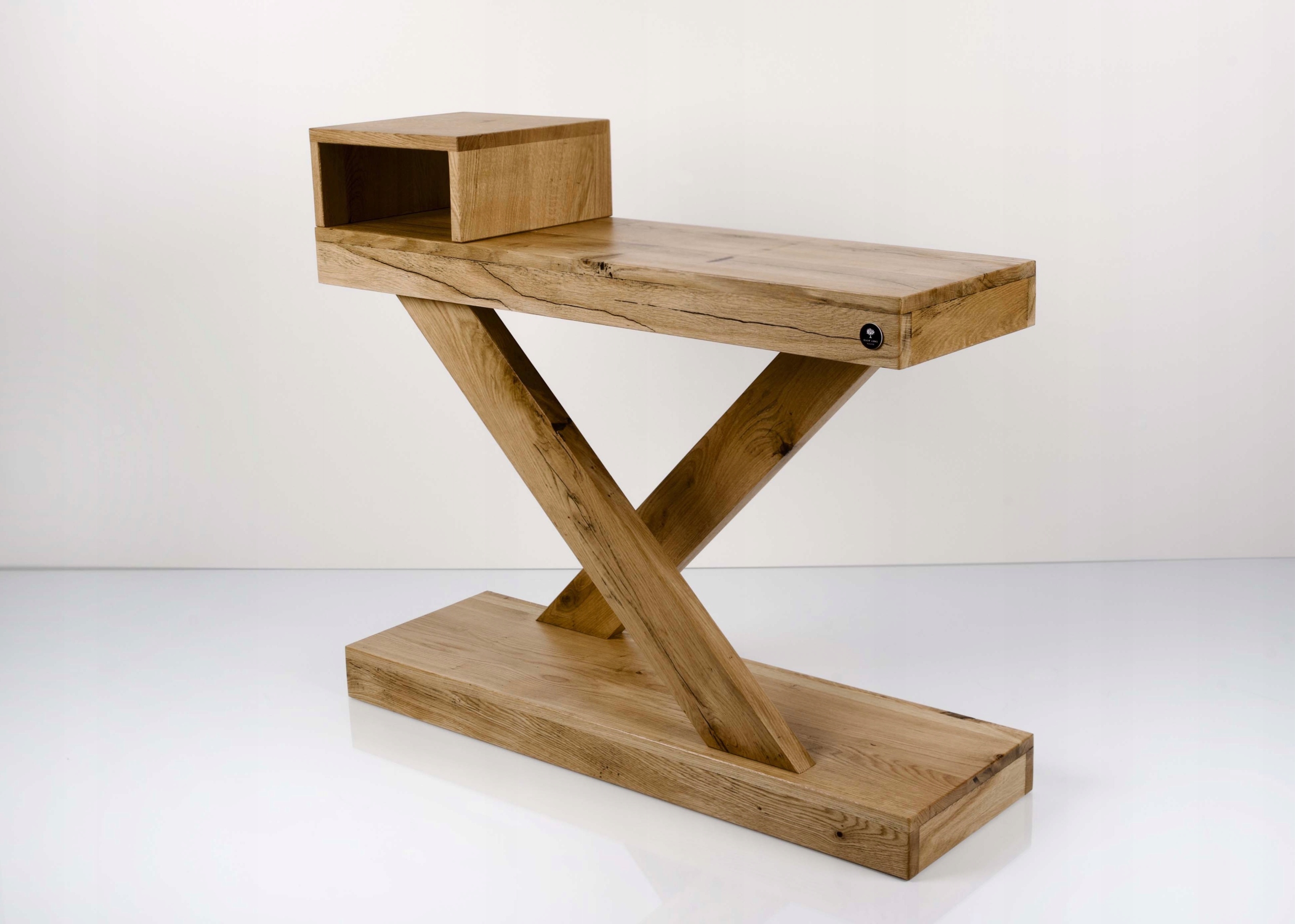 KONSOLA Dębowa Loft DREWNO LITE 130 cm SKD-207 Liczba poziomów brak informacji