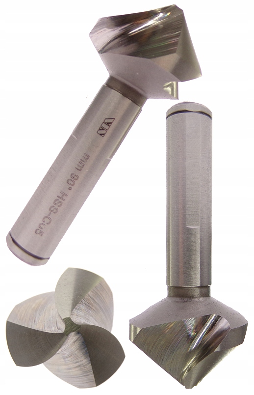 Pogłębiacz Fazownik Frez 40mm 90 Stopni Kobaltowy Hss-e HSS-Co Vis