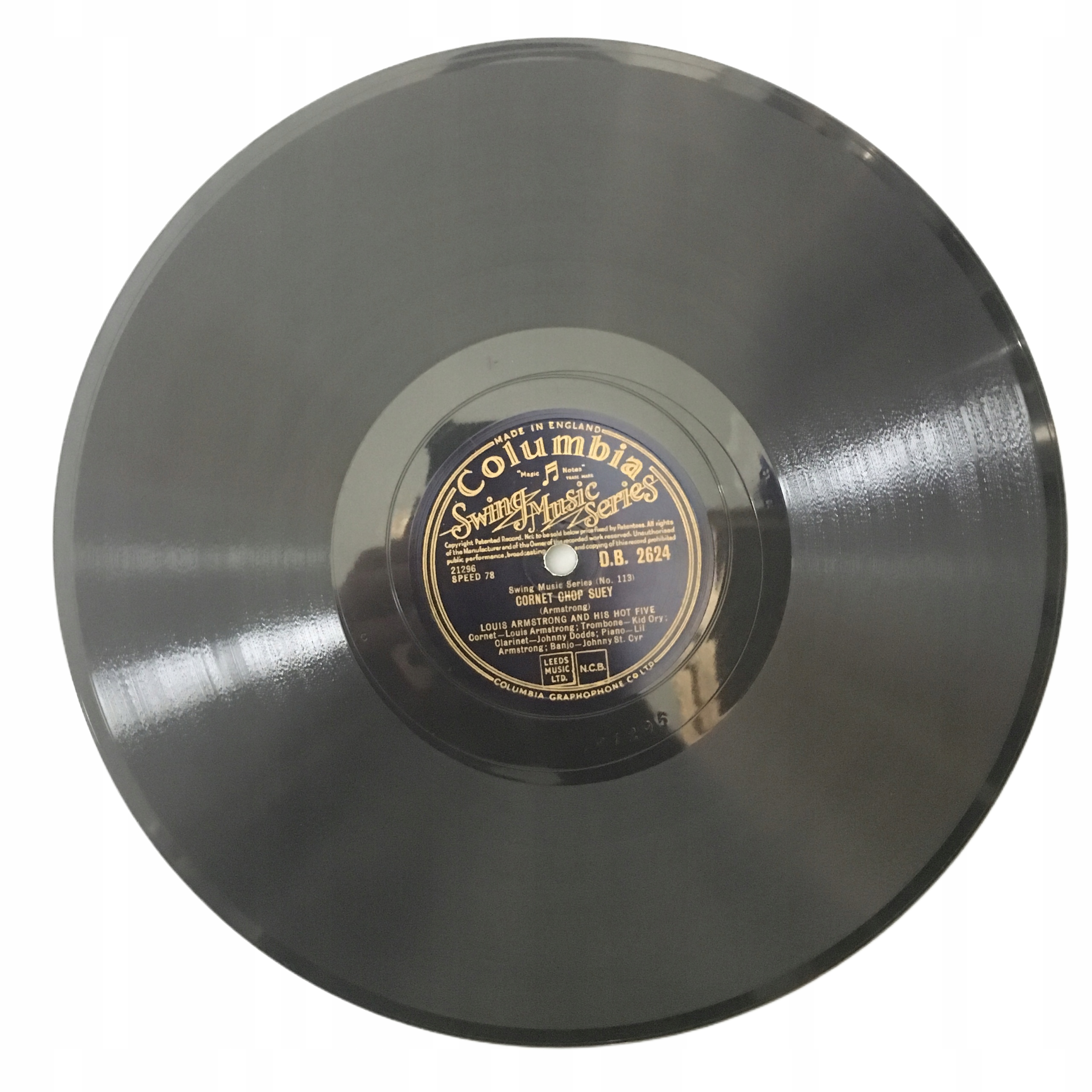 Louis Armstrong Muskat Ramble / Cornet Chop Suey DB2624 Columbia