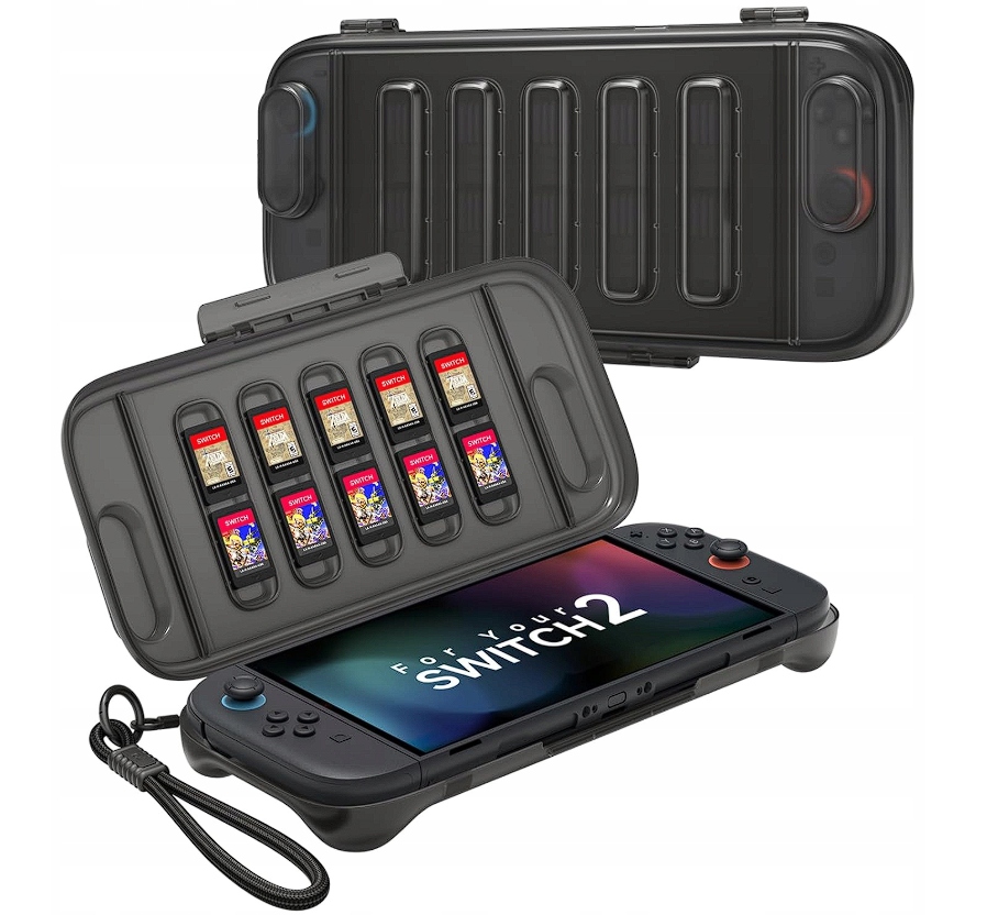 Etui ochronne zamykane do nintendo switch 2 jsaux mocne etui do nintendo