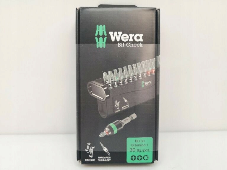 WERA Zestaw Bitów BiTorsion Bit-Check 30 Elementów — miniatura 14