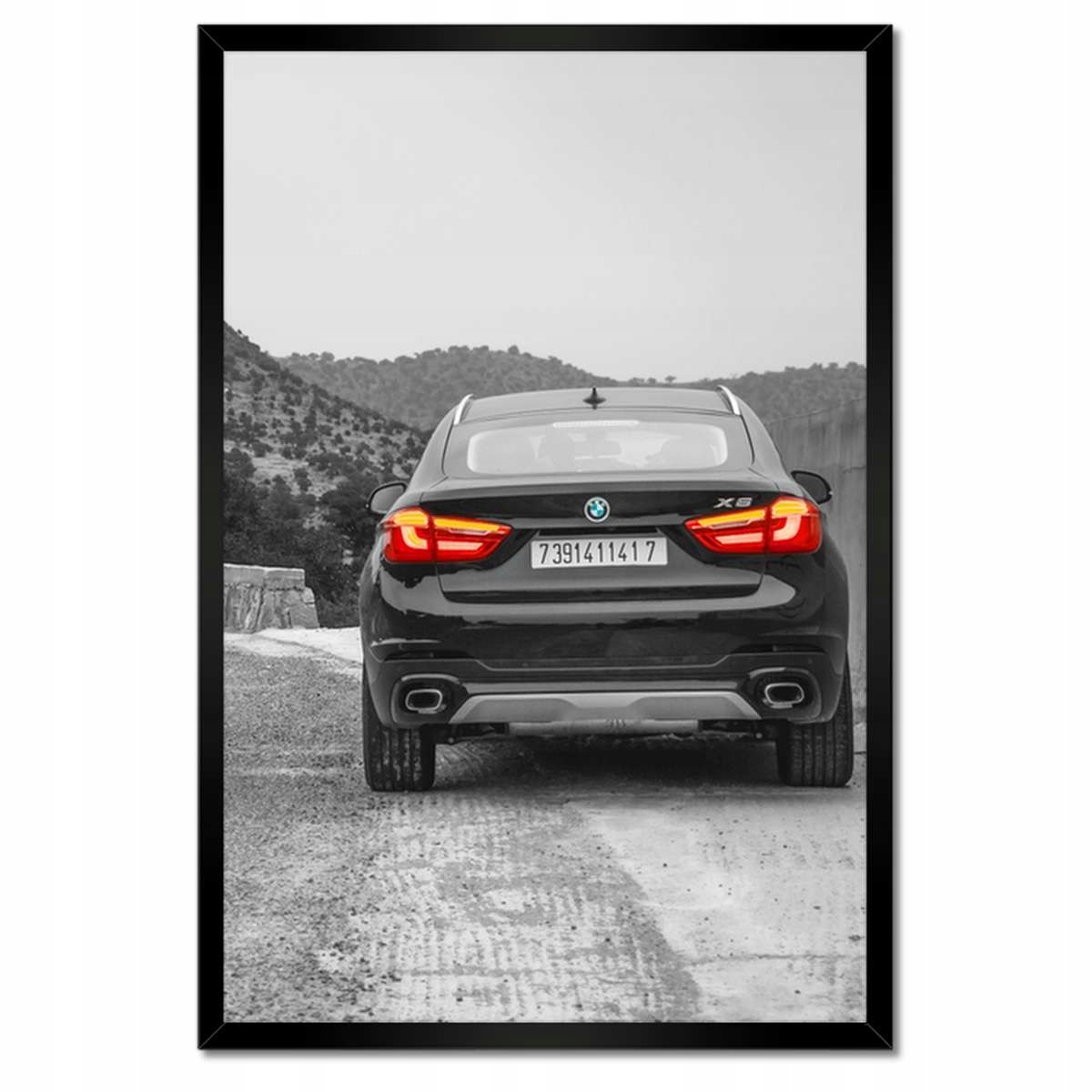 Plakáty v rámu 40x60 Bmw černé X6