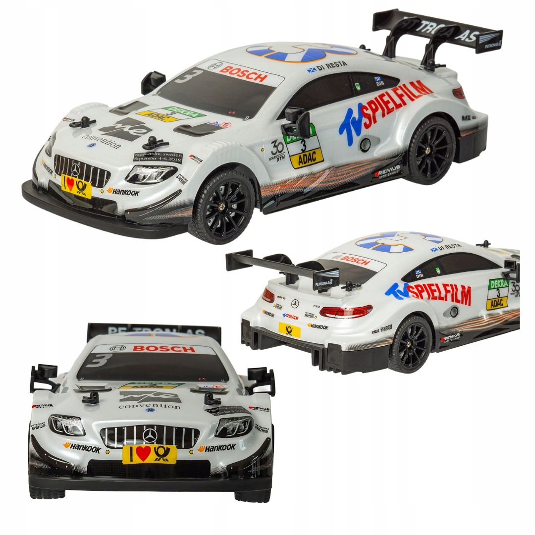 Rc Mercedes Amg C63 1:16 bílý – dálkově ovládané auto
