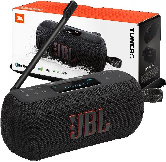 Jbl Tuner 3 Czarny /głośnik Przenośny Radio Dab i Fm/ Dealer Jbl Oryginał