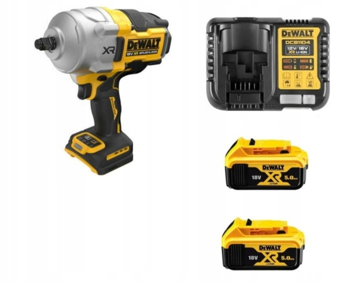Klucz Udarowy 18V 1/2 Dewalt Akumulatorowy 1626Nm 2373Nm 2x5AH DCF961P2T