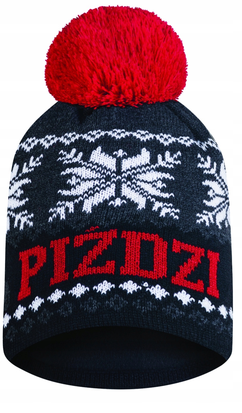 CZAPKA CIEPŁA POLAR AKRYL ZIMOWA OCIEPLANA Piździ