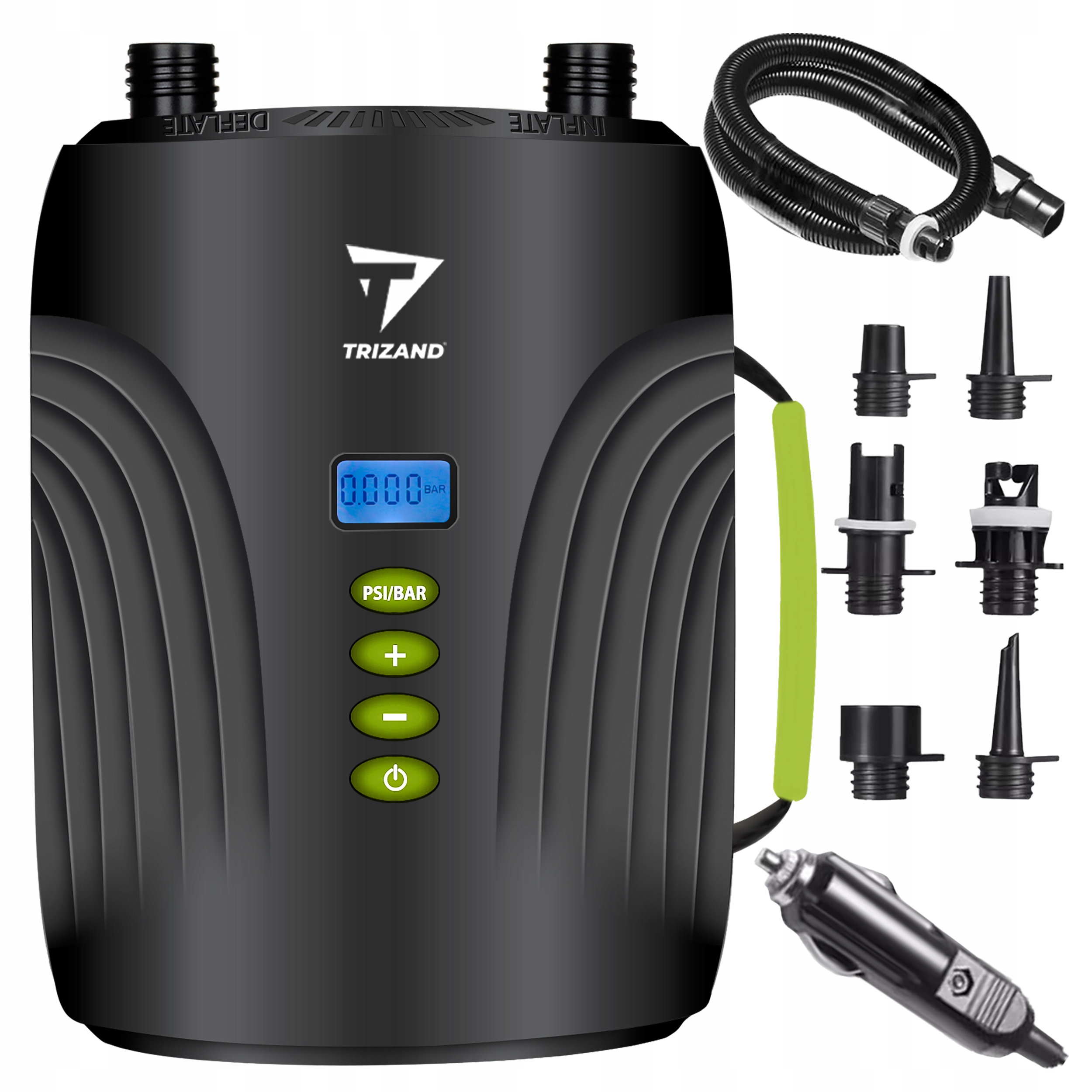 Elektrická pumpa pro Paddleboardy Automobilová Vyměnitelné koncovky Kajaka 20PSI