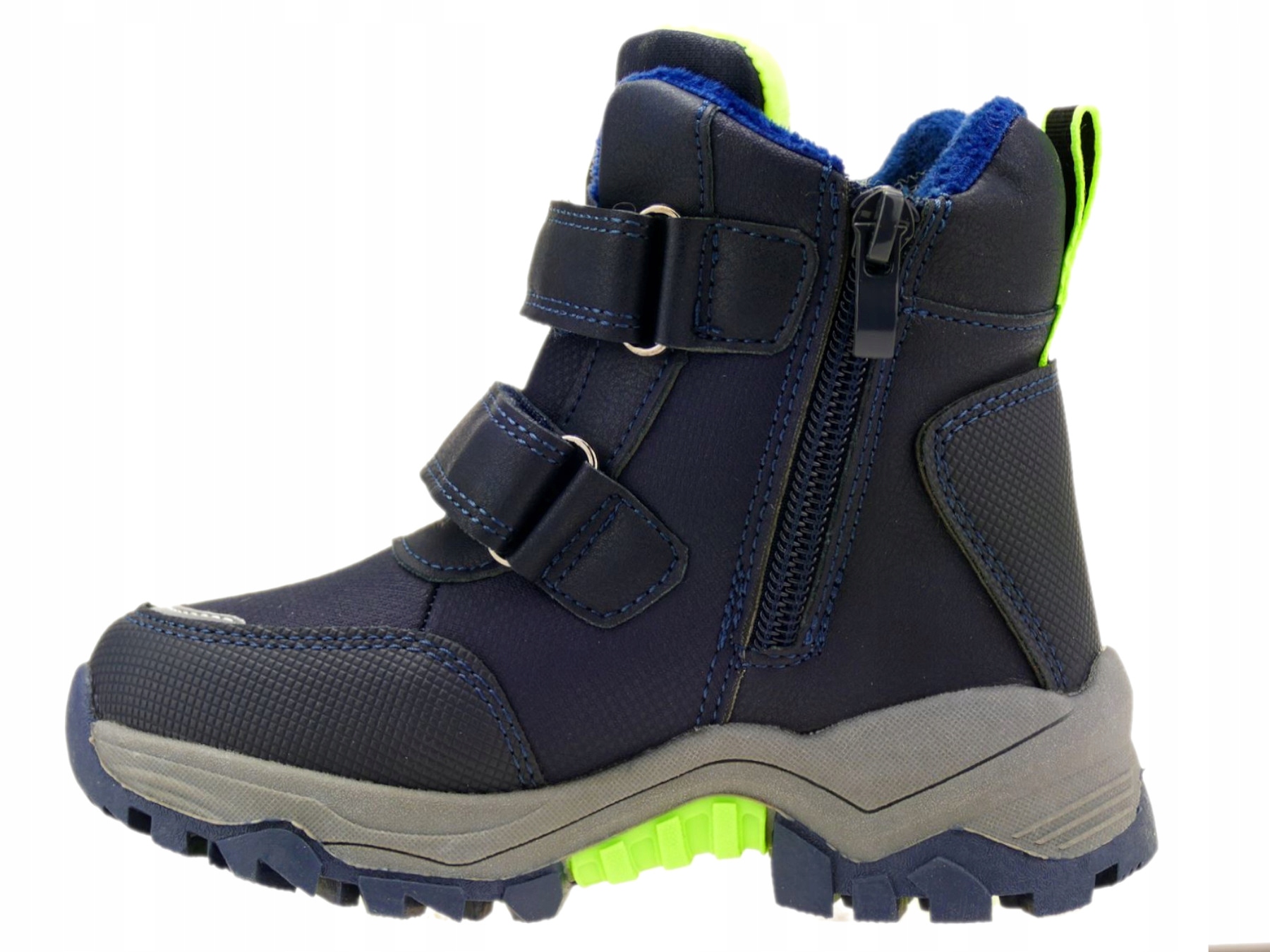 BUTY ZIMOWE CHŁOPIĘCE OCIEPLANE ŚNIEGOWCE RZEPY 30 Kolor wielokolorowy