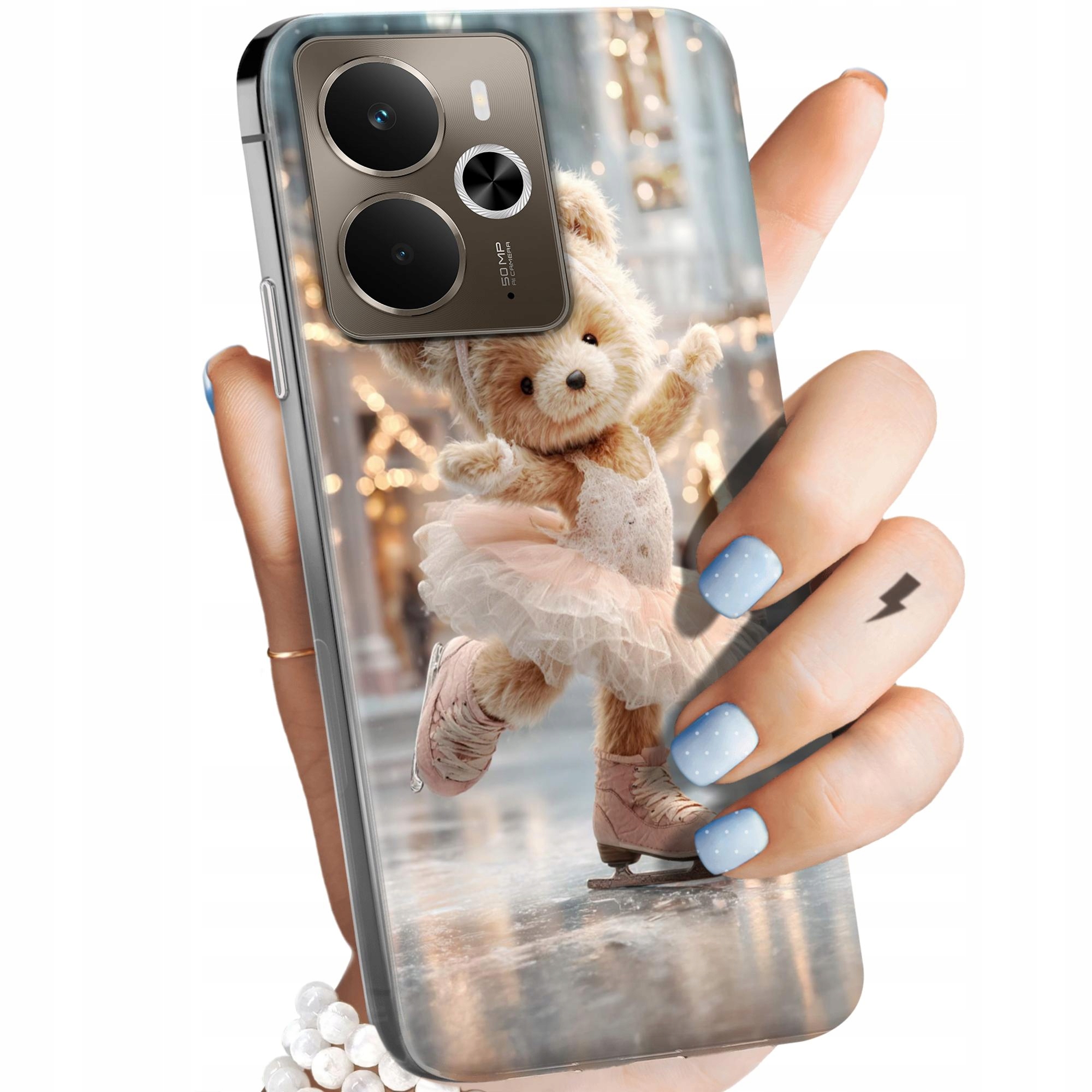 Etui Do Realme 14 5G 14T 5G Misie Miś Pluszowy Miś Obudowa Case
