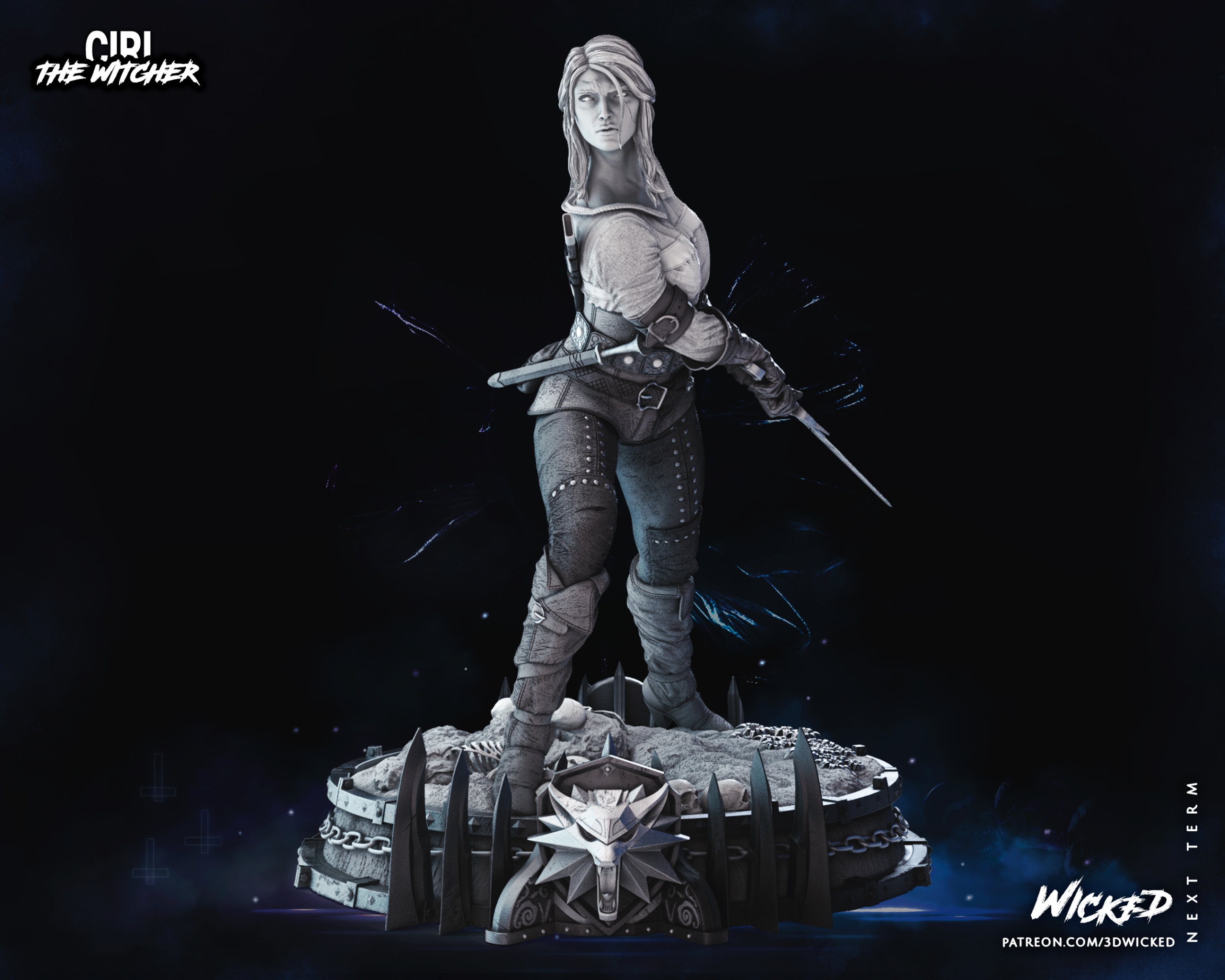 Figurka Ciri ze Zaklínače