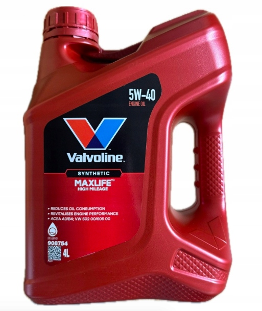 Olej Valvoline Maxlife Synthetic 5W40 4L