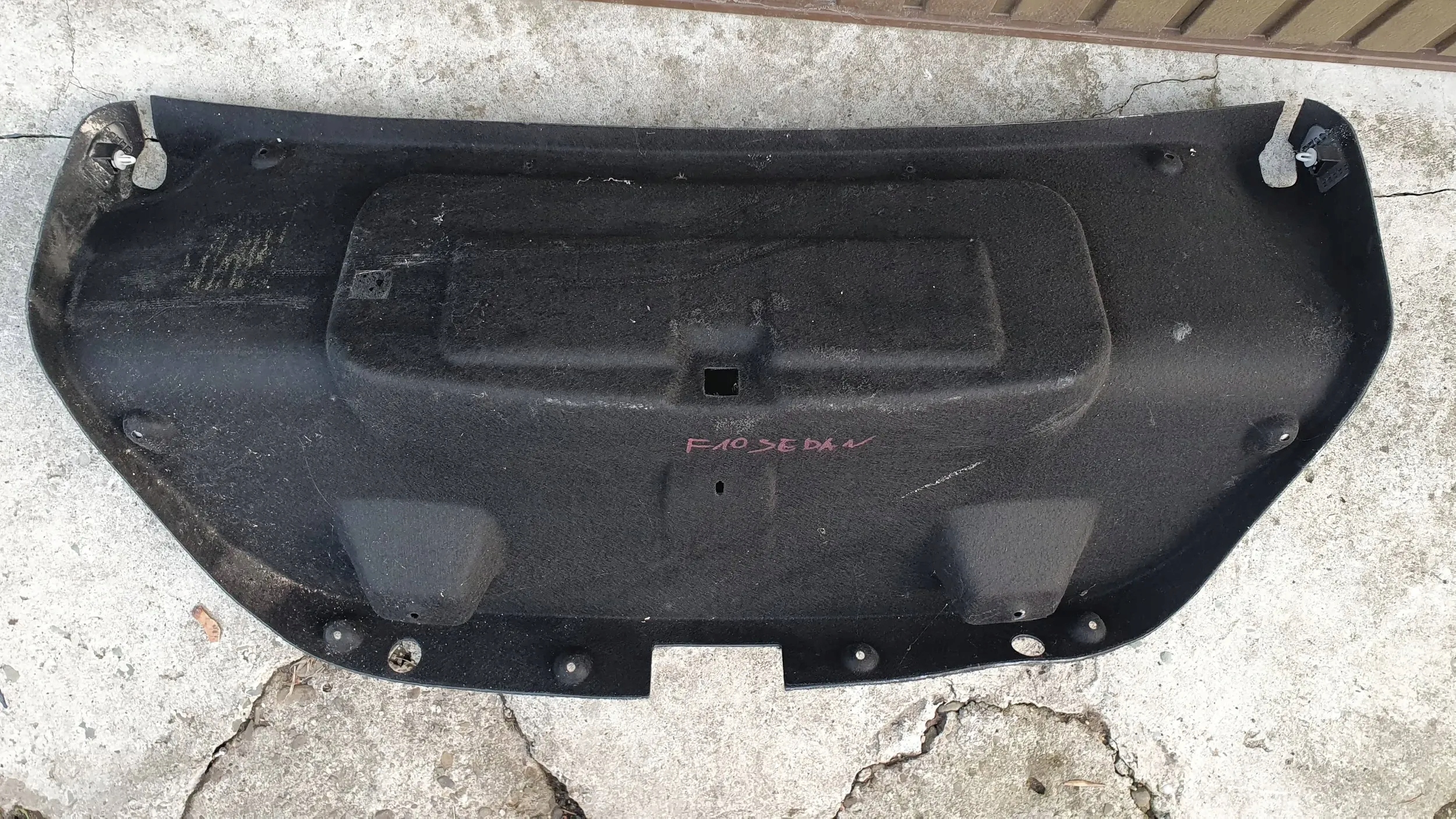 BMW 5 F10 sedan 10- upholstery bonnet boot
