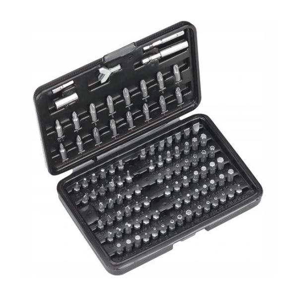ZESTAW BITÓW IMBUS TORX WKRĘTARKI MF044100 - 100el Grubość nasady bitu 1/4