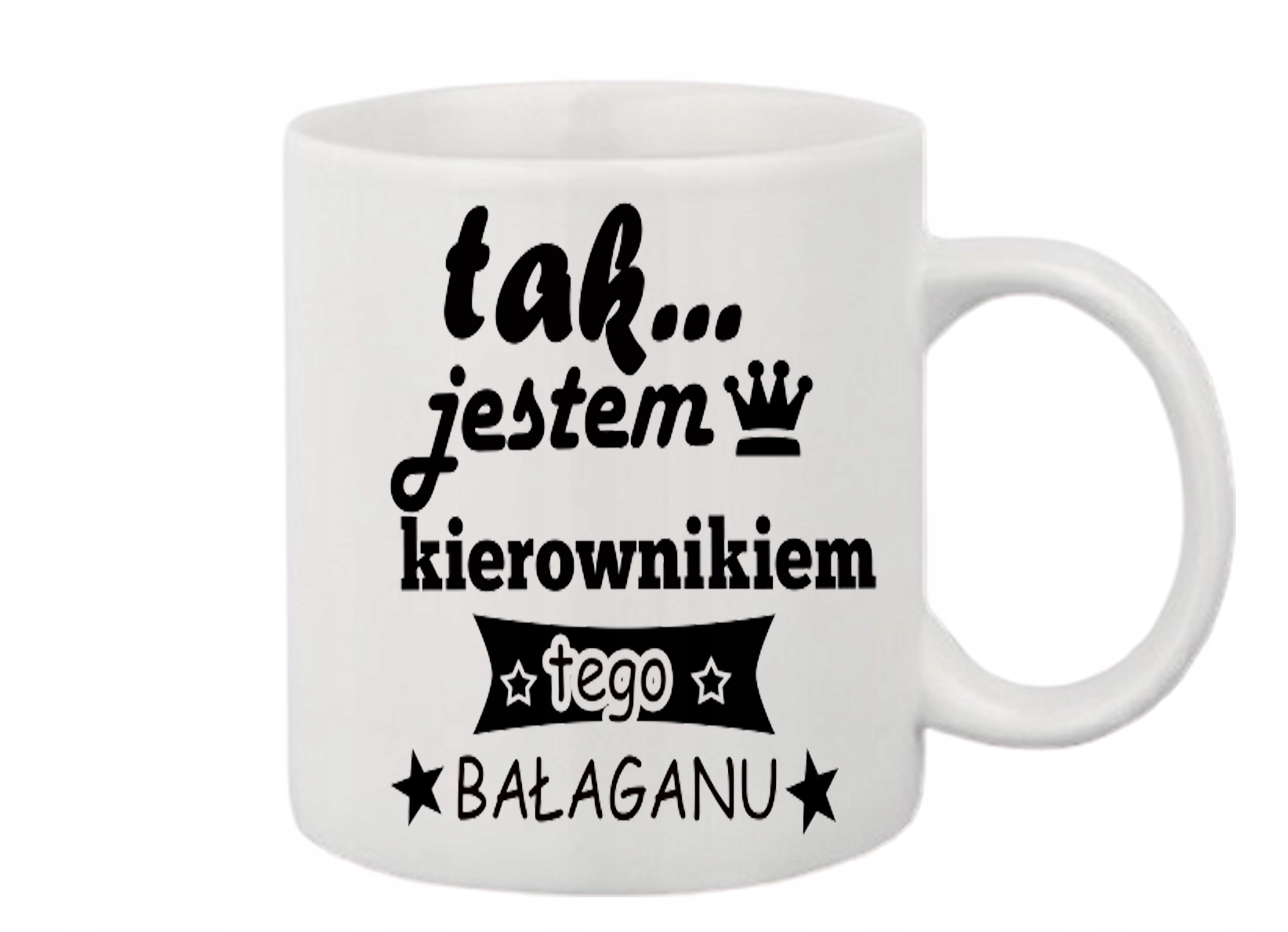 

Kubek 330ml Kierownik Bałaganu Kartonik Imię