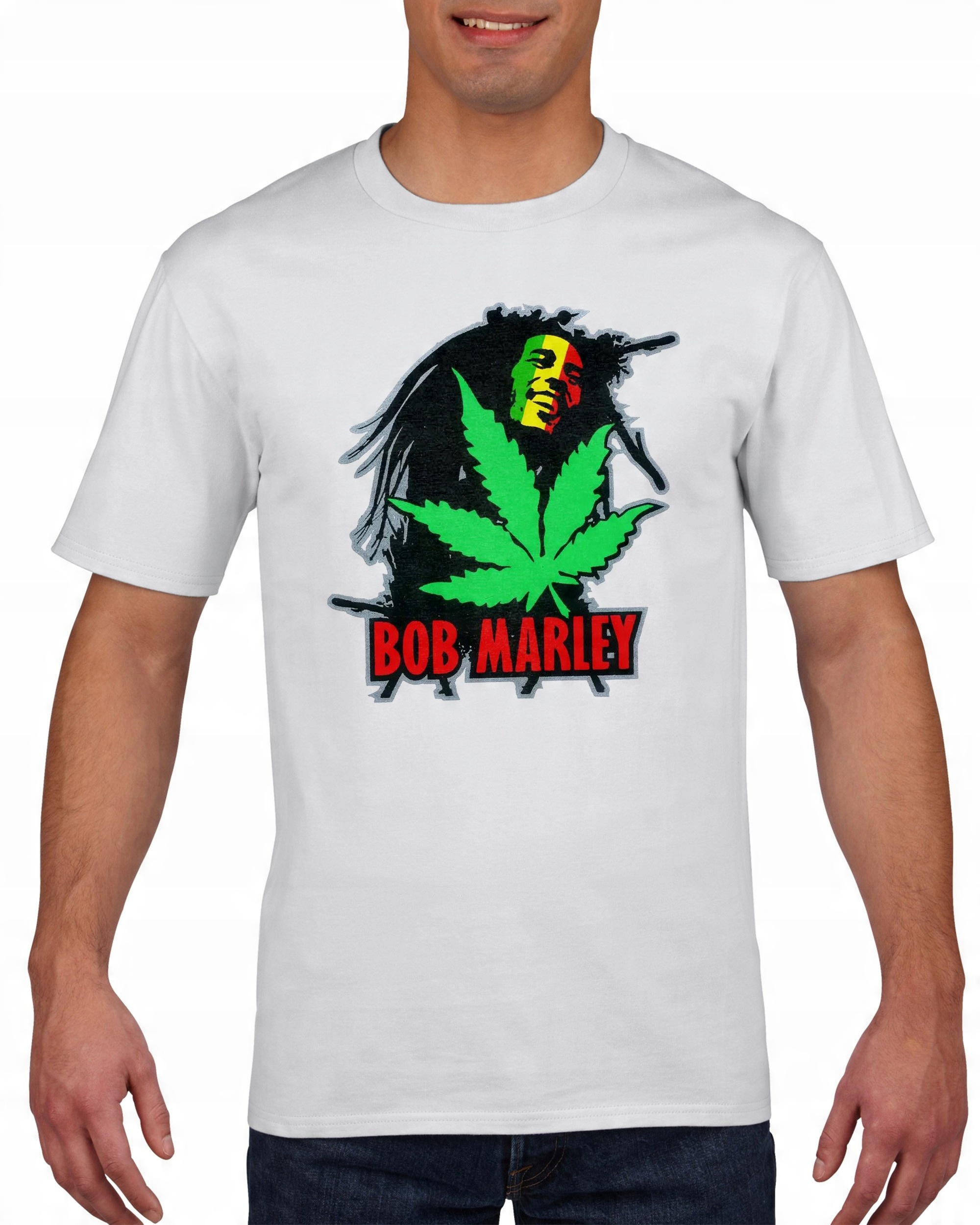 

Koszulka męska Bob Marley Ganja XXL