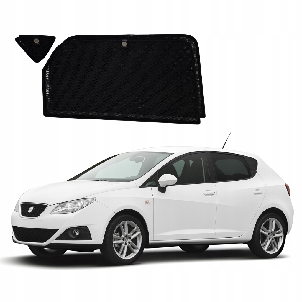 Sluneční clony na skla s magnety do auta Seat Ibiza IV