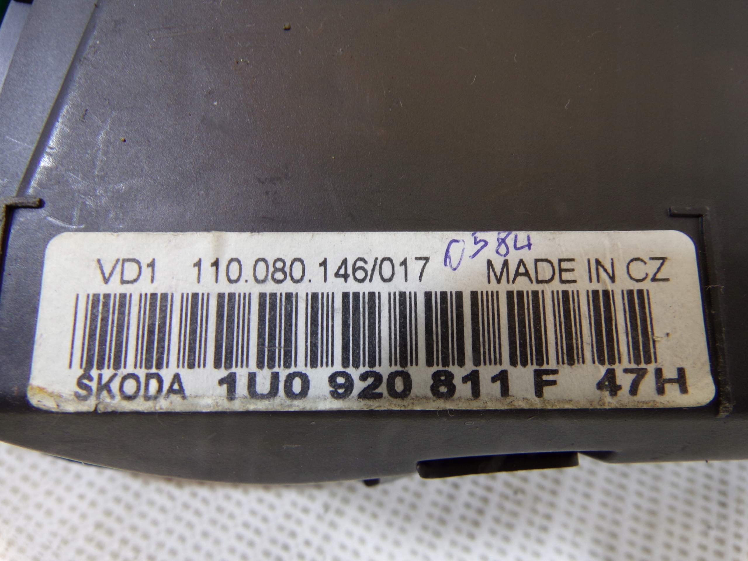 dials dials SKODA OCTAVIA and 1 1U0920811F