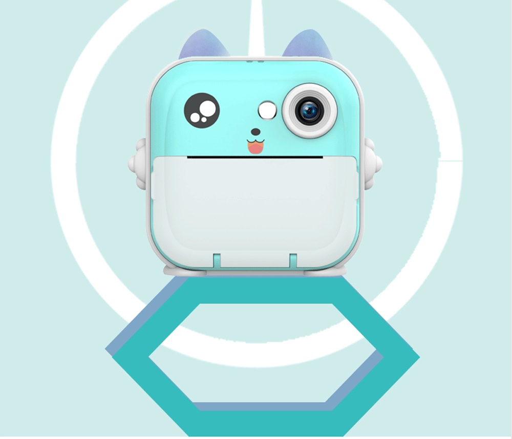 DRUKUŚ APARAT FOTOGRAFICZNY NATYCHMIASTOWY DRUKARKA TERMICZNA + 3 SZT ROLEK Model DRUKUŚ PRO + 3SZT ROLEK