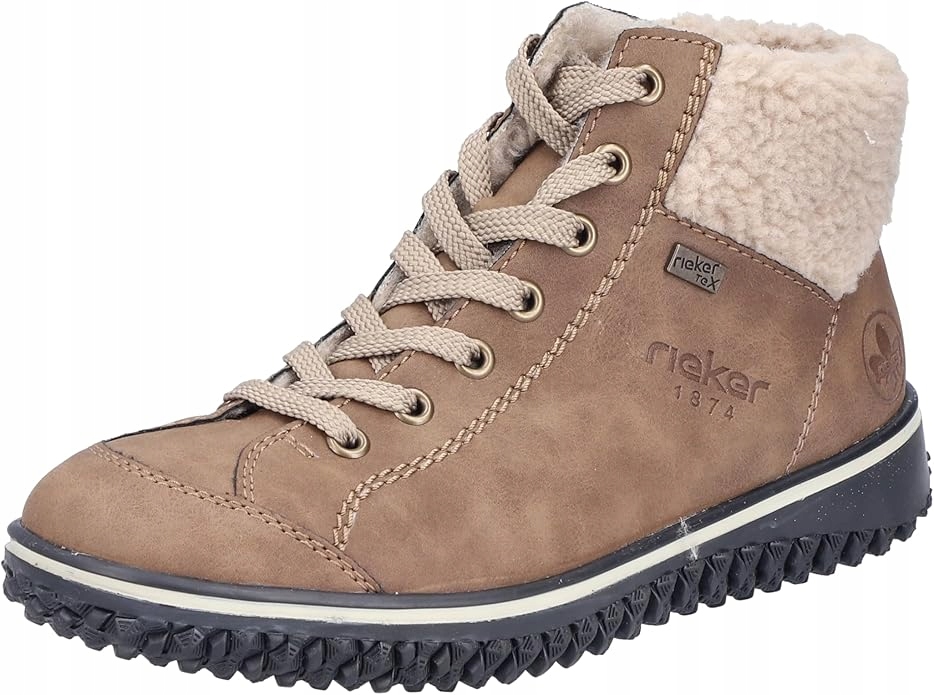 Rieker Dámské Kotníkové Boty Béžové Na Zip 39