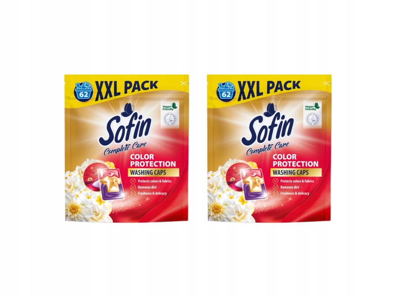 Kapsułki do prania Sofin Complete Care & Color Protection 124 szt.