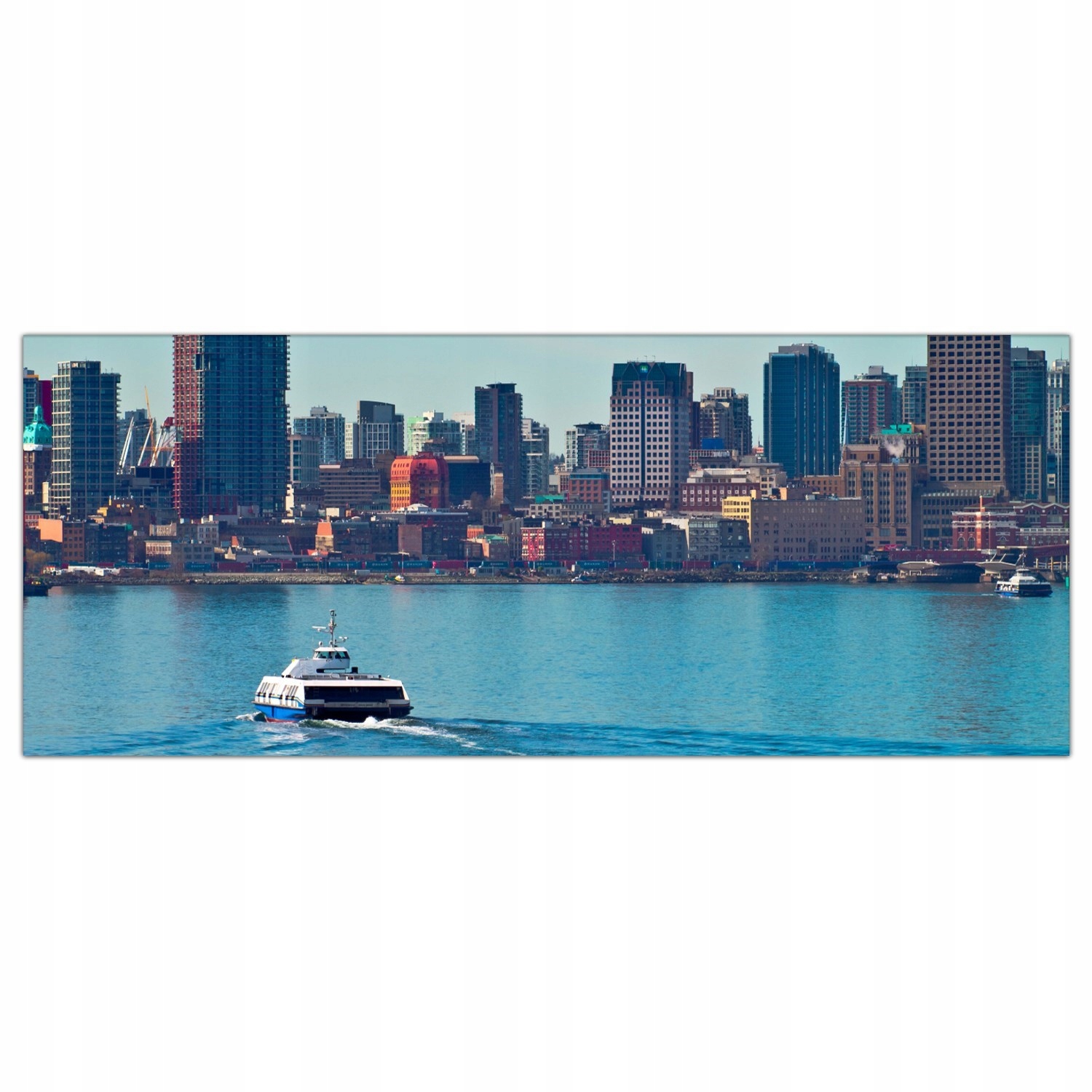 Moře Kanada Pláž 125x50 Skleněný panel do kuchyně