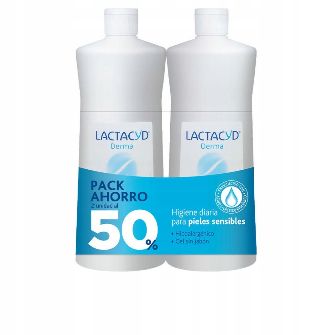 Ochronny żel do kąpieli Lactacyd Lactacyd Derma 1 L 2 x 1 L Skóra wrażliwa