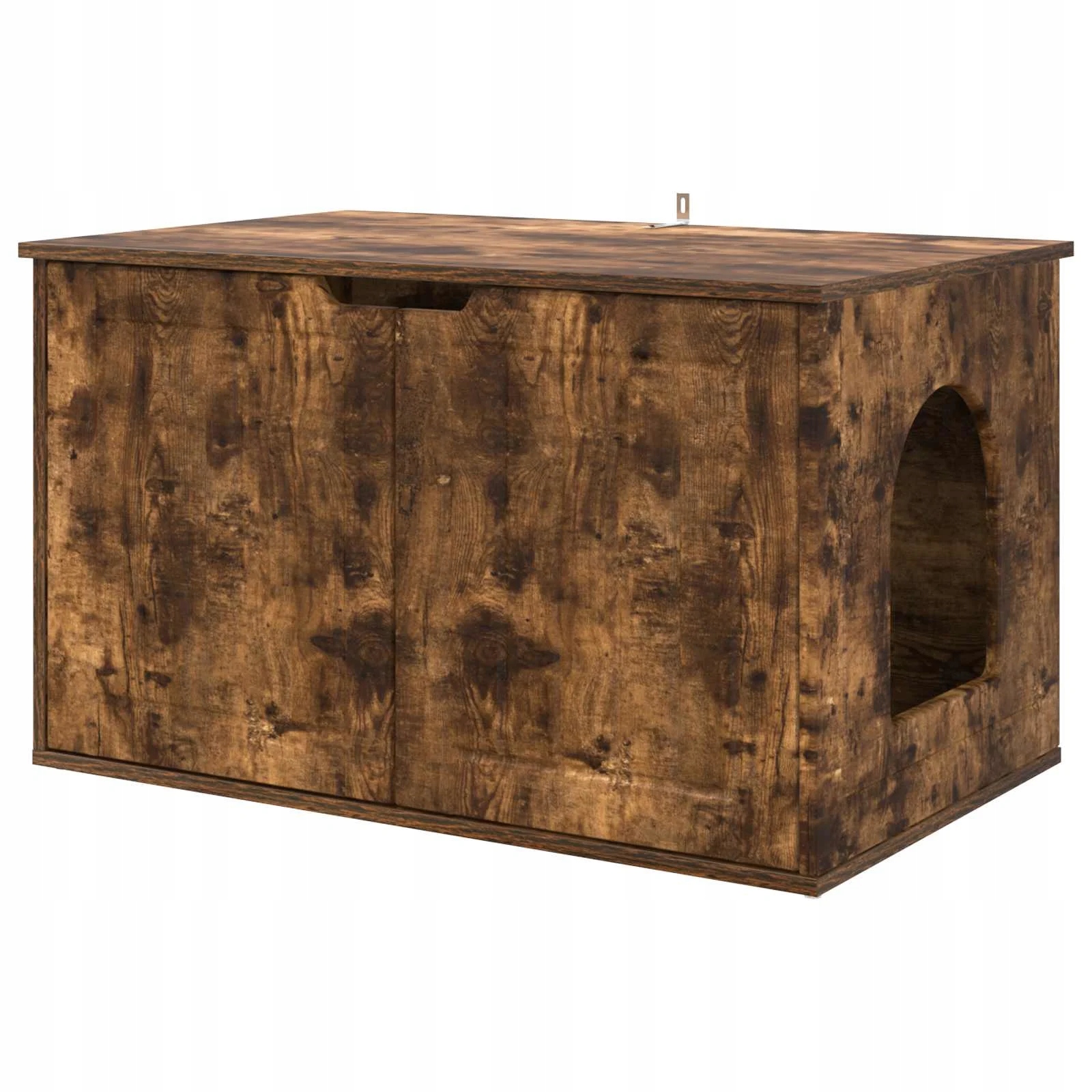 Kočičí dům Kouřový dub 85 x 55 x 50,5 cm kompozitní dřevo