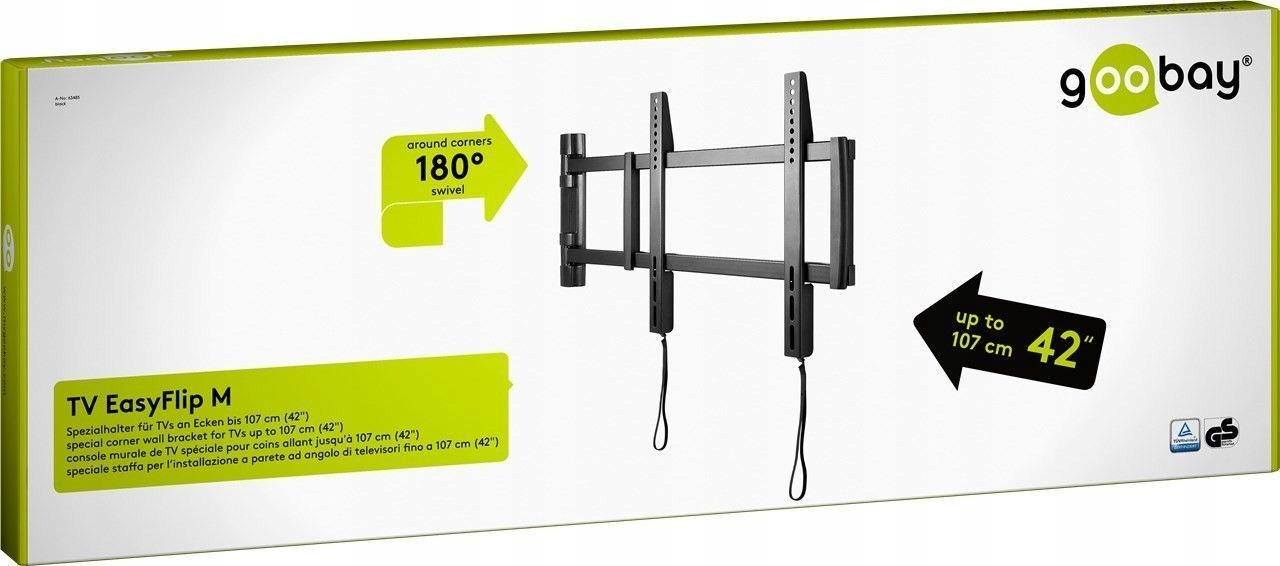 Držák na televizor EasyFlip M 26-42 palců Goobay do 25 kg Vesa 400 x 400