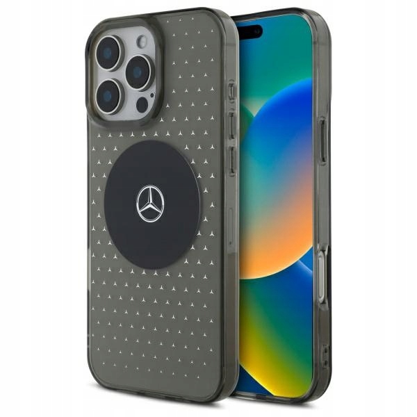 Pouzdro kryt Mercedes pro iPhone 16 Pro, černý